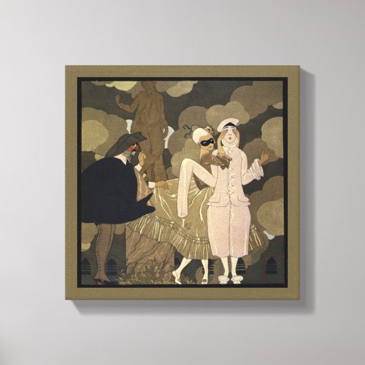 Art déco vintage, surprise par George Barbier (Recto)