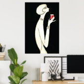 Art Déco vintage ~ Villemot pour Campari 1977 (Bureau à domicile)