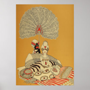 Art Deco vintage - Voor Iedereen - Harem Poster