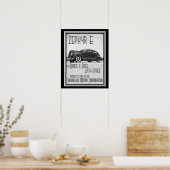 Art Déco vintage Zephyr 6 Ad 16x20 (Cuisine)