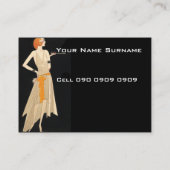 Art Deco Visitekaartje (Achterkant)