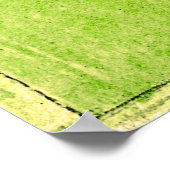  Art Deco Vrouw met Chrysanthemum Poster (Hoek)