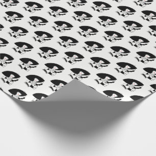 Art Deco Vrouw Met Grote Hoed Handschoenen RL Cadeaupapier