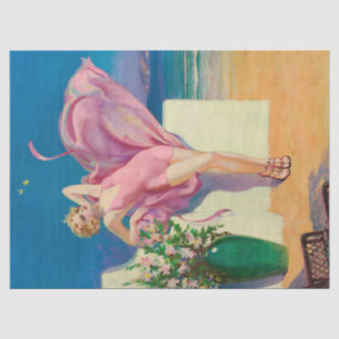  Art Deco / Vrouw Vrouwen Decoupage Tissuepapier