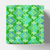 Art Deco Wallpaper Pattern, Jade Green Bedankdoosjes (Bovenkant)