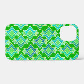 Art Deco Wallpaper Pattern, Jade Green Case-Mate iPhone Case (Achterkant (horizontaal))