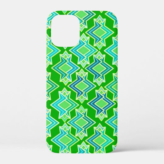 Art Deco Wallpaper Pattern, Jade Green Case-Mate iPhone Case (Achterkant)