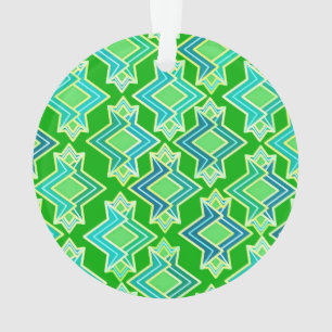 Art Deco Wallpaper Pattern, Jade Green Ornament