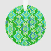 Art Deco Wallpaper Pattern, Jade Green Ornament (voorkant)