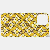 Art Deco Wallpaper Pattern, Mustard Gold Case-Mate iPhone Case (Achterkant / Rechts)