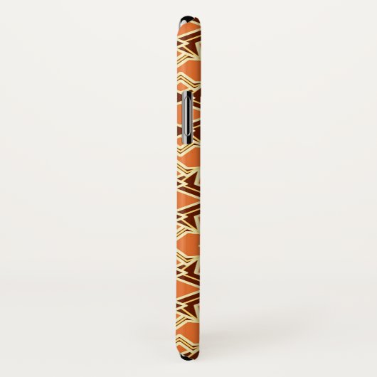 Art Deco Wallpaper Pattern, Terracotta / Rust Case-Mate iPhone Case (Achterkant / rechts)