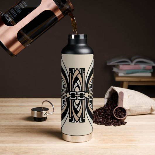 Art Deco Water Bottle Waterfles (Koffie)