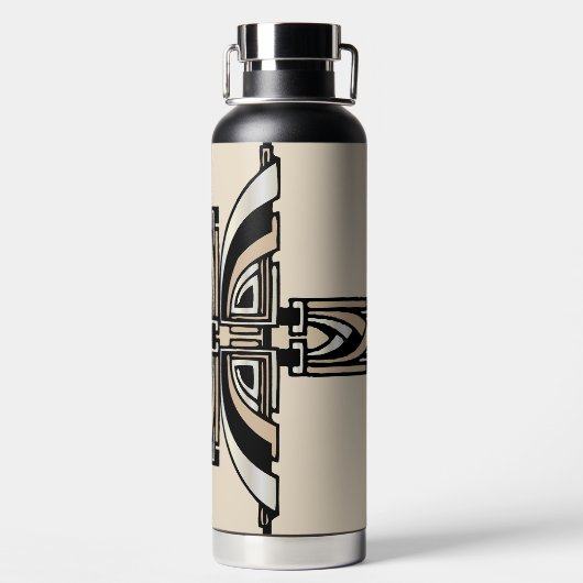 Art Deco Water Bottle Waterfles (Achterkant)