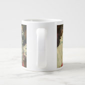 Art Deco Wedding Bride en Groom Passen getrouwd Jumbo Mok (Achterkant)