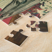  Art Deco Wedding Bride en Groom Passen getrouwd Legpuzzel (Zijkant)