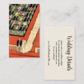 Art Deco Wedding, Bride en Groom RSVP Informatiekaartje (Voorkant / Achterkant)