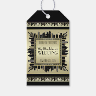 Art Deco Wedding Champagne Gold Gatsby Glamor Cadeaulabel