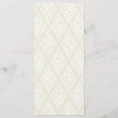 Art Deco Wedding Menu (Achterkant)