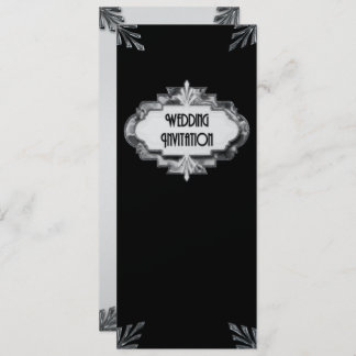 Art Deco Wedding Uitnodiging