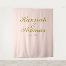 Art deco welkom bruiloft fotohokje achtergrond wandkleed