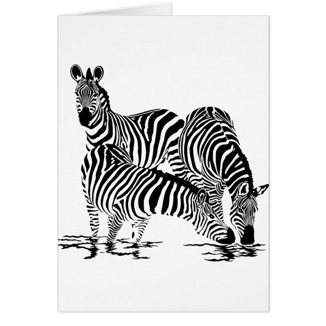 Art déco Zebra (Devant)