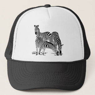 Art Deco-Zebra Trucker Pet