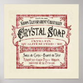 Art Deco  zeep-Poster Poster (Voorkant)