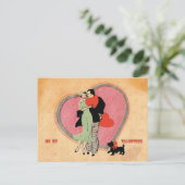 Art Deco ~ zijn mijn Valentijn Feestdagenkaart (Staand voorkant)