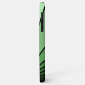 Art deco zon in het groen Case-Mate iPhone case (Achterkant/links)