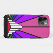 Art deco zon in regenboog Case-Mate iPhone case (Achterkant (horizontaal))
