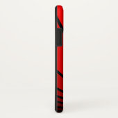 Art deco zon in rood Case-Mate iPhone case (Achterkant / rechts)