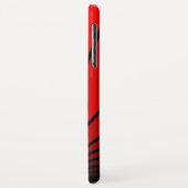Art deco zon in rood Case-Mate iPhone case (Achterkant/links)