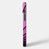 Art deco zon in roze Case-Mate iPhone case (Achterkant / Links)