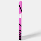 Art deco zon in roze Case-Mate iPhone case (Achterkant / Rechts)