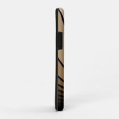 Art deco zon in tan Case-Mate iPhone case (Achterkant/rechts)