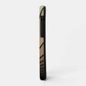 Art deco zon in tan Case-Mate iPhone case (Achterkant/links)