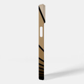 Art deco zon in tan Case-Mate iPhone case (Achterkant / Rechts)