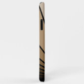 Art deco zon in tan Case-Mate iPhone case (Achterkant/rechts)