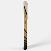 Art deco zon in tan samsung galaxy hoesje (Rechterkant)