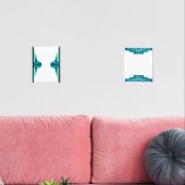 Art deco zon muurkunst sets (Woonkamer)