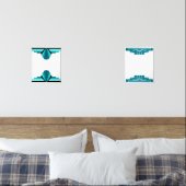 Art deco zon muurkunst sets (Slaapkamer)