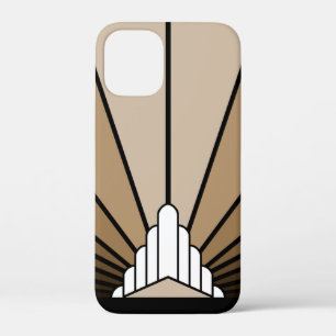 Art deco zonnebrandcrème iPhone 12 mini hoesje