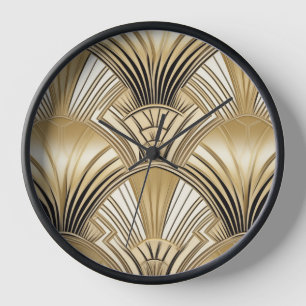 Art deco zwart goud