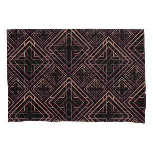 Art Deco Zwart-Goud Elegantie Kussensloop