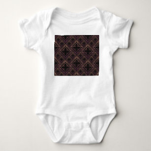 Art Deco Zwart-Goud Elegantie Romper