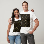 Art Deco: zwart goud elegantie. T-shirt (Unisex)