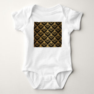 Art Deco zwart goud: geometrisch Romper