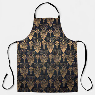 Art Deco Zwart Goud: Retro. Schort