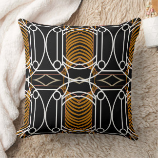 Art Deco Zwart-wit kussen