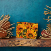 Art Décor Plaque-Fall Flowers Plaque (Côté)